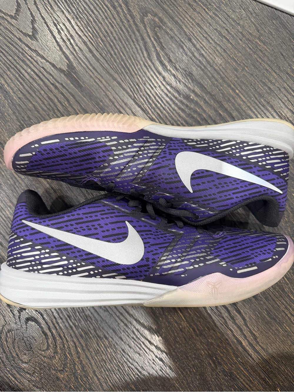 Nike Kobe Bryant Mentality Purple Black Basketball Shoes men’s size 11